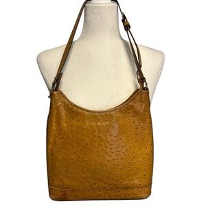 Vintage Y2K Dooney & Bourne Small Hobo Bag Ostrich